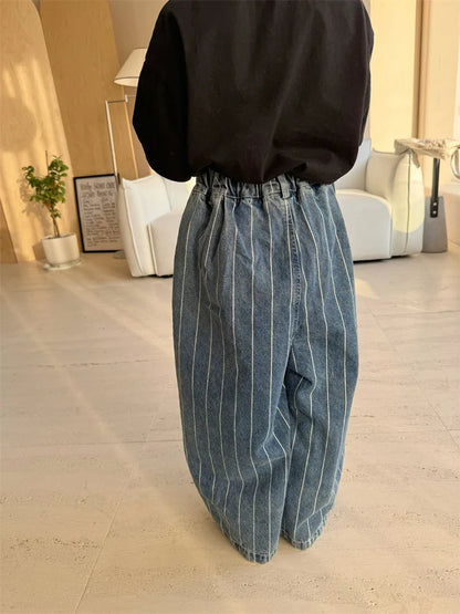 Pinstripe Denim Pant