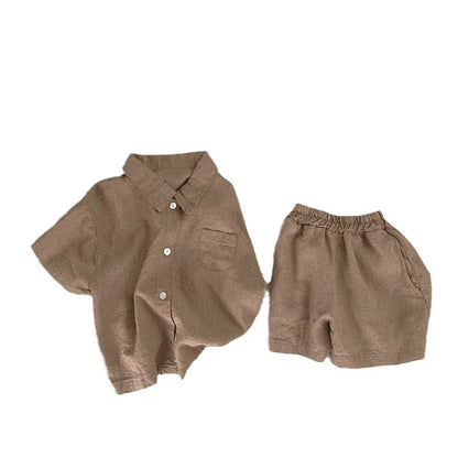 Ziggy Linen Set Brown