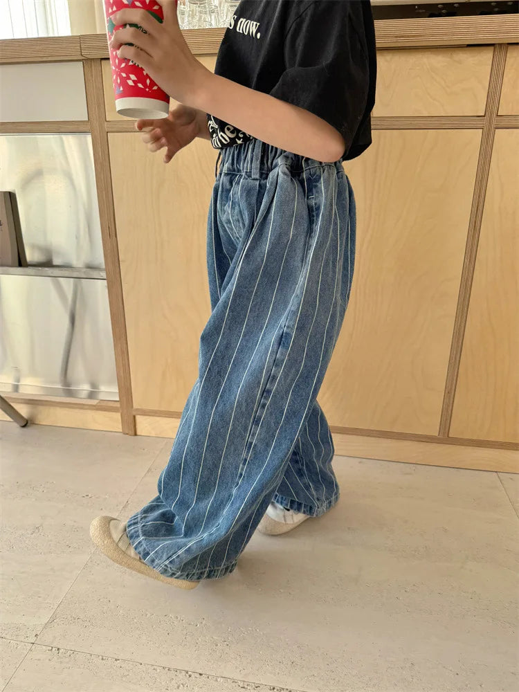 Pinstripe Denim Pant