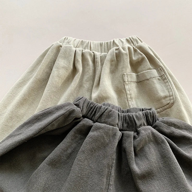 Wide Leg Harem Pant Stone