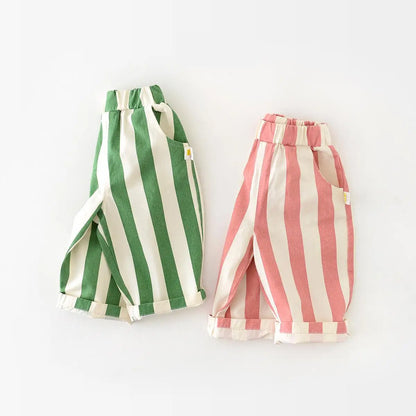 Billie Stripe Pant Pink