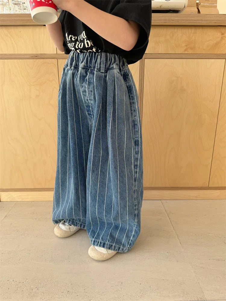 Pinstripe Denim Pant