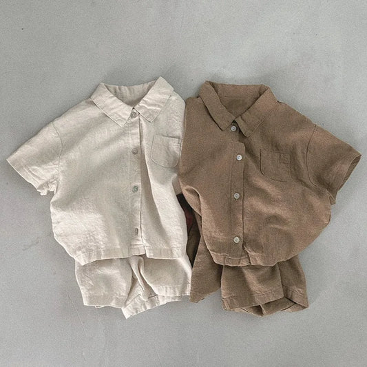 Ziggy Linen Set Brown